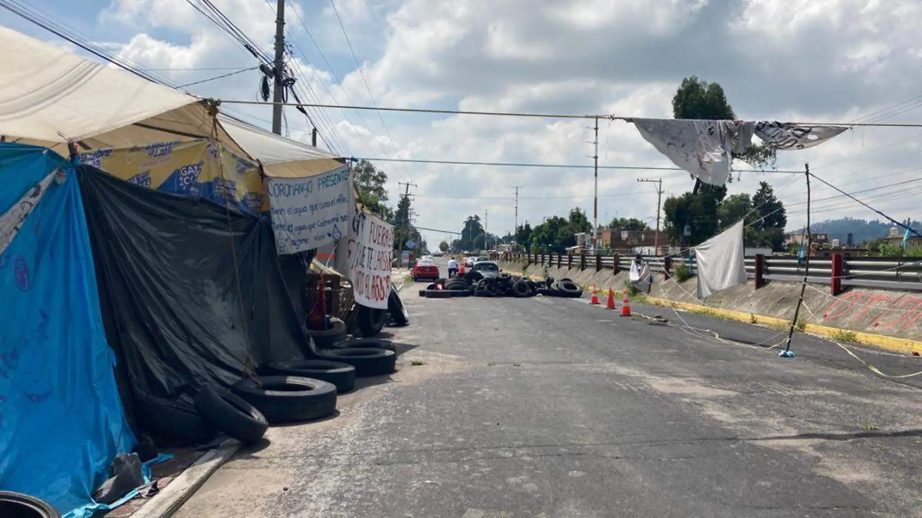 Bloqueo en Juan C Bonilla